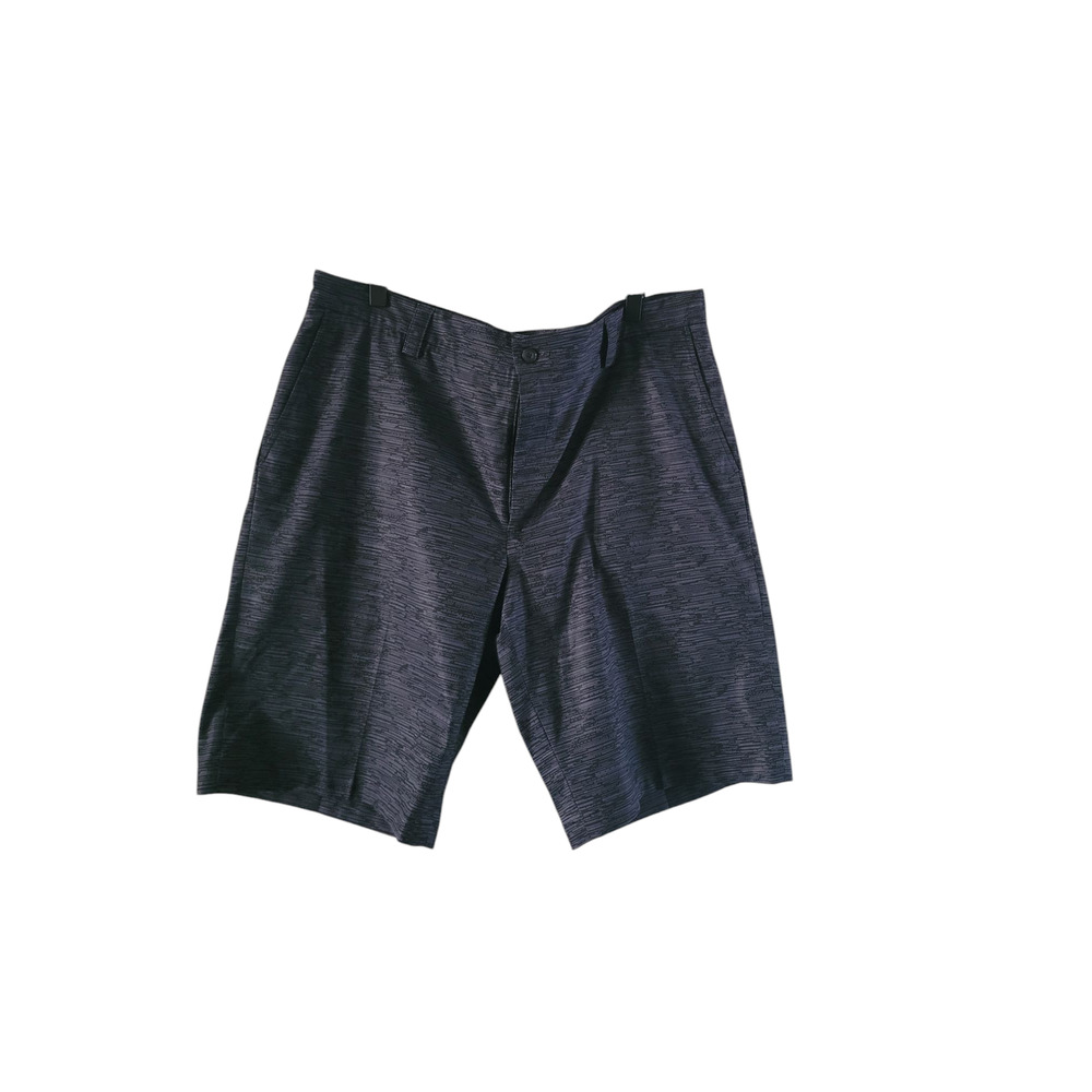 Slazenger Men's Gray Space Dye Flat Front Golf Shorts - 38  (X02G)‎
